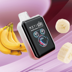 MOTI Vape Brasil 2Z0261 | MOTI Triplus Vaporizador descartável de 20k (5%, 20.000 baforadas) energia banana