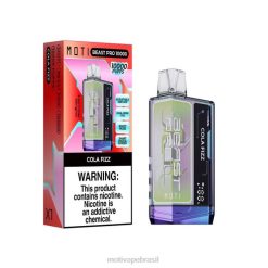 MOTI Vape Brasília 2Z02642 | MOTI Beast Pro vape descartável (5%, 10.000 baforadas) refrigerante de cola