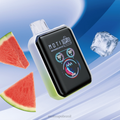 MOTI Vape Flavors Brasil 2Z02610 | MOTI Triplus Vaporizador descartável de 20k (5%, 20.000 baforadas) gelo de melancia