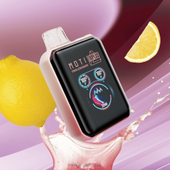 MOTI Vape For Sale 2Z0268 | MOTI Triplus Vaporizador descartável de 20k (5%, 20.000 baforadas) limonada rosa