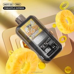 MOTI Vape Near Me 2Z02617 | MOTI Go Pro vape descartável (5%, 12.000 baforadas) abacaxi expresso