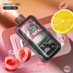 MOTI Vape Pods Brasil 2Z02615 | MOTI Go Pro vape descartável (5%, 12.000 baforadas) beijo de cereja