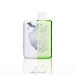 MOTI Vape Pods Brasil 2Z02665 | MOTI Duo 9.000 vape descartáveis (5%, 9.000 baforadas) gelo de maçã azeda