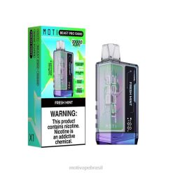 MOTI Vape Price 2Z02644 | MOTI Beast Pro vape descartável (5%, 10.000 baforadas) menta fresca