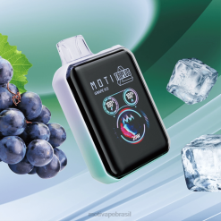 MOTI Vape Price 2Z0264 | MOTI Triplus Vaporizador descartável de 20k (5%, 20.000 baforadas) gelo de uva
