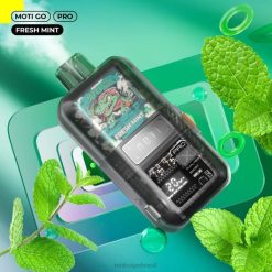 MOTI Vape Review 2Z02616 | MOTI Go Pro vape descartável (5%, 12.000 baforadas) menta fresca