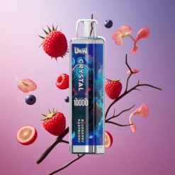UWIN Crystal 10000 Puffs Mirtilo Framboesa Brasil Atacadista 18ml RGB