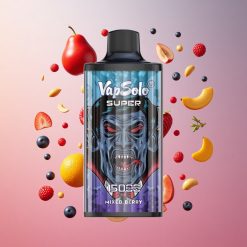 Vapsolo Super 15000 Puffs Frutas Vermelhas Brasil Atacadista 40ml 850mah