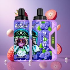 VapSolo VIKING 12000 Puffs Vape Descartável Mirtilo Brasil Atacadista 22ml