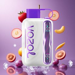 VOZOL STAR 40000 Puffs Vape Gelado de Uva Brasil Atacadista 1000mAh Tipo-C