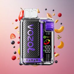 VOZOL Vista 20000 Puffs Frutas Vermelhas Brasil Atacadista Tela OLED Bateria Recarregável 650mAh